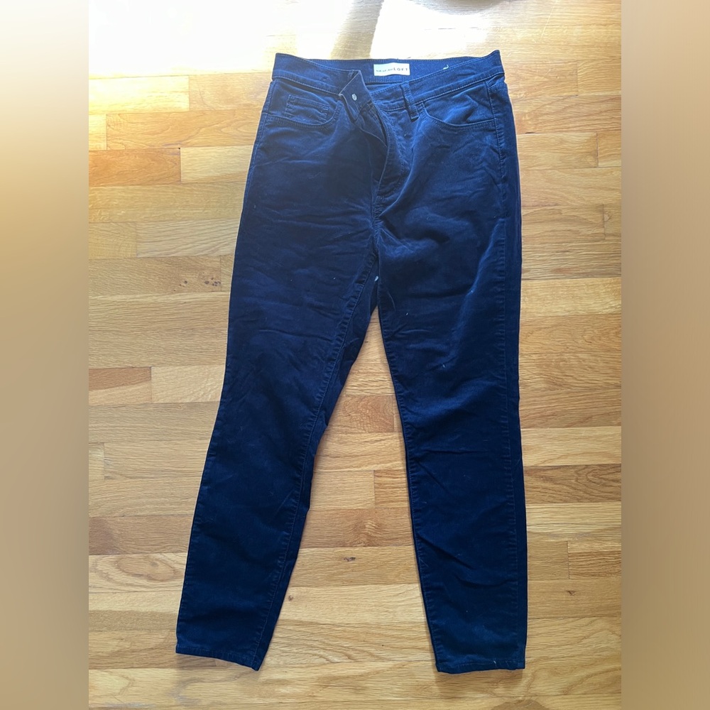 Soft Black Jeans Pants, Size 6, LOFT, Like New, Barely Used